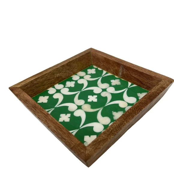 Inlaid Trinket Jewelry Tray - Picture 1 of 6